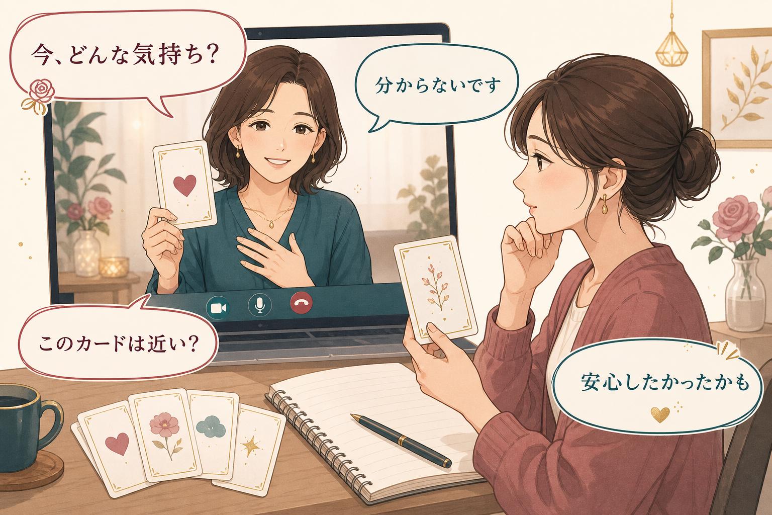 講座中にカードを使って気持ちを言葉にする会話パネル